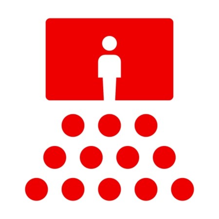 rotes Icon für Veranstaltung SCOPE24 - Das Business-Festival